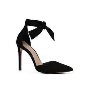 Aldo Suede Bow Tie Heels